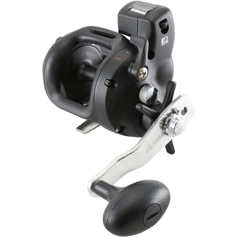 Okuma MA-20DLXT New Magda Linecounter Reel, Left Hand, Black - Image 4